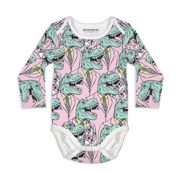 Sleep no more WHAT HAPPENS IN VEGAS Organic L/S Bodysuit -Just too Sweet - Babies and Kids Concept Store